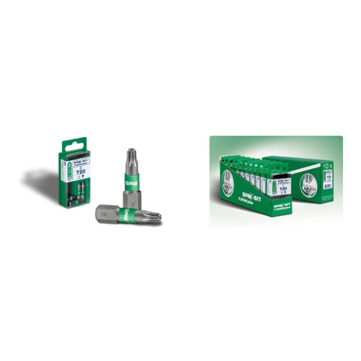 Spax Bits T-STAR+ T20 1 blister a5Bits, 25 mm