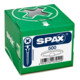Spax Capuchons en plastique pour Spax avec trou de tête blanc