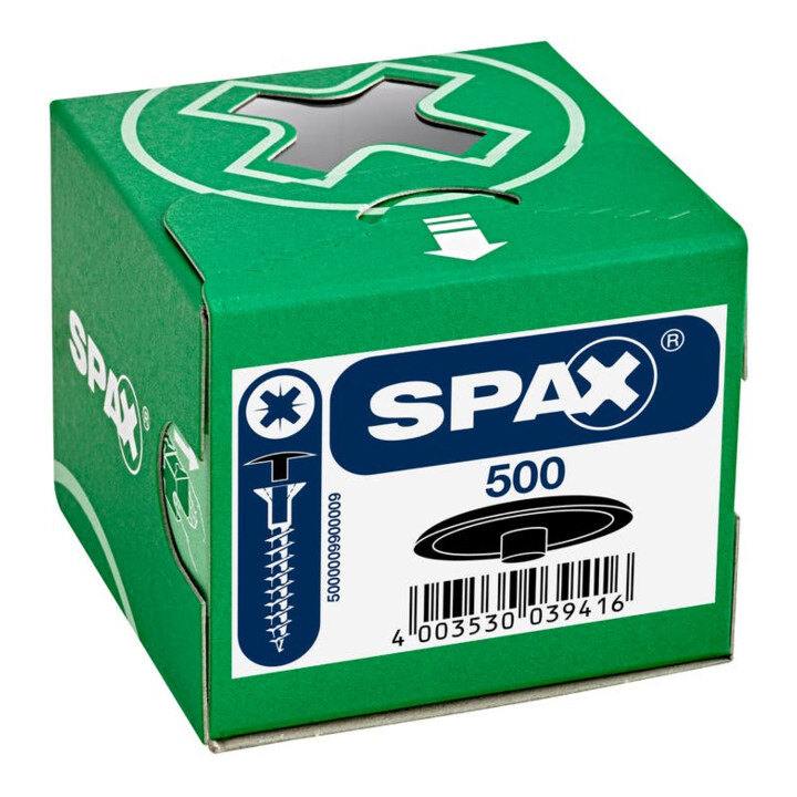 Spax Capuchons en plastique pour Spax avec trou de tête noir