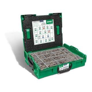 Spax Coffret de montage L-BOXX 10 70 pièces A2