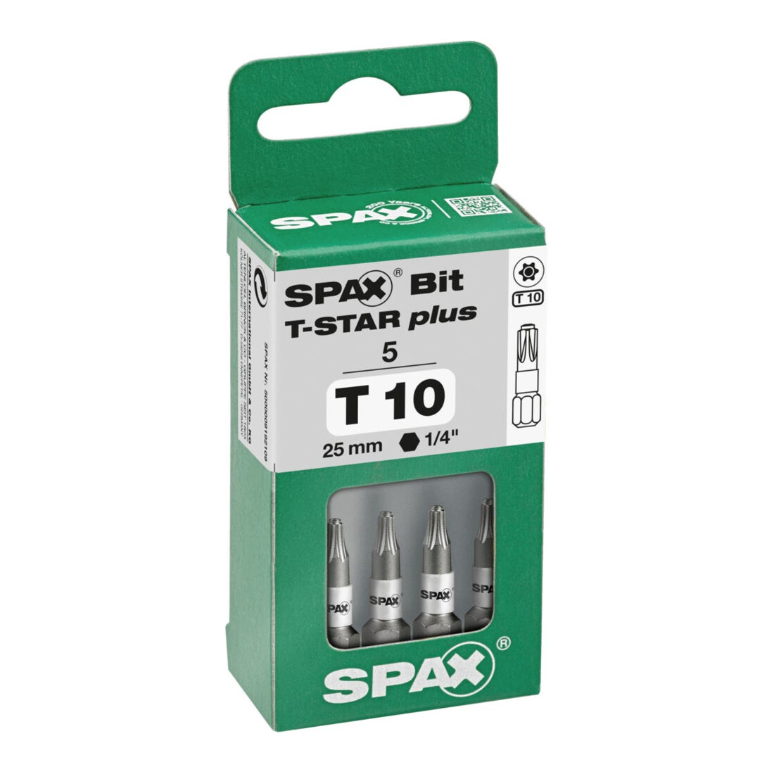 Spax Cut-Case Bit T10+ SW 1/4 x 25