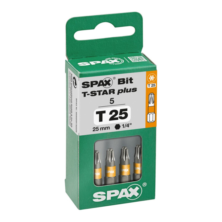 Spax Cut-Case Bit T25+ SW 1/4 x 25