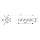 SPAX Dielenschraube SEKO T-Star+ TG WIROX 3,5 x 35-2