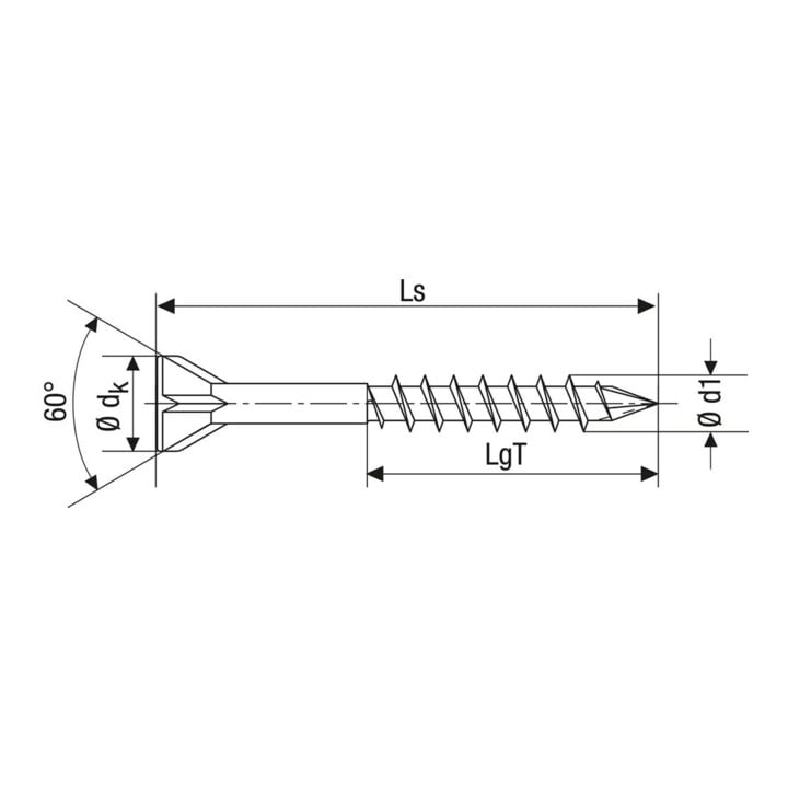 SPAX Dielenschraube SEKO T-Star+ TG WIROX 3,5 x 35