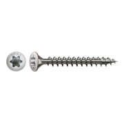 Spax Linsensenkkopf-Universalschraube mit Innensechsrund (TX), Edelstahl A2-70, blank