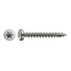 Spax Edelstahl 3,5 x 30 mm tête demi-ronde T-STAR plus filetage complet 4CUT inox A2