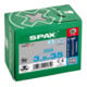 Spax Edelstahl 3,5 x 35 mm Senkkopf T-STAR plus Teilgewinde 4CUT Edelstahl rostfreiei A2