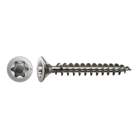 Spax Edelstahl 3 x 12 mm Senkkopf T-STAR plus Vollgewinde S-Spitze Edelstahl rostfreiei A2
