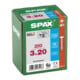 Spax Edelstahl 3 x 20 mm Halbrundkopf T-STAR plus Vollgewinde S-Spitze Edelstahl rostfreiei A2