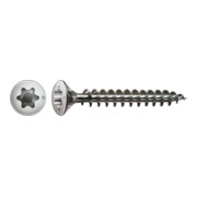 Spax Linsensenkkopf-Universalschraube mit Innensechsrund (TX), Edelstahl A2-70, blank-1