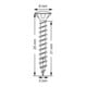 Spax Edelstahl 3 x 25 mm LinsenSenkkopf T-STAR plus Vollgewinde S-Spitze Edelstahl rostfreiei A2