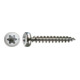 Spax Edelstahl 3 x 30 mm Halbrundkopf T-STAR plus Vollgewinde S-Spitze Edelstahl rostfreiei A2