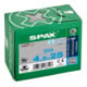 Spax Edelstahl 4,5 x 25 mm Senkkopf T-STAR plus Vollgewinde 4CUT Edelstahl rostfreiei A2