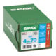 Spax Edelstahl 4,5 x 70 mm Senkkopf T-STAR plus Teilgewinde 4CUT Edelstahl rostfreiei A2