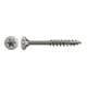Spax Edelstahl 4 x 35 mm Senkkopf T-STAR plus Teilgewinde 4CUT Edelstahl rostfreiei A2