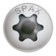 Spax Edelstahl 4 x 40 mm Halbrundkopf T-STAR plus Vollgewinde 4CUT Edelstahl rostfreiei A2
