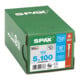 Spax Edelstahl 5 x 100 mm Senkkopf T-STAR plus Teilgewinde 4CUT Edelstahl rostfreiei A2