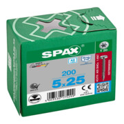 Spax Edelstahl 5 x 25 mm Halbrundkopf T-STAR plus Vollgewinde 4CUT Edelstahl rostfreiei A2-5