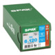Spax Edelstahl 6 x 120 mm Senkkopf T-STAR plus Teilgewinde 4CUT Edelstahl rostfreiei A2