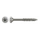 Spax Edelstahl 6 x 140 mm Senkkopf T-STAR plus Teilgewinde 4CUT Edelstahl rostfreiei A2