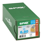 Spax Edelstahl 8 x 80 mm Tellerkopf T-STAR plus Vollgewinde 4CUT Edelstahl rostfreiei A2-4