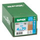 Spax Fassade 4,5 x 70 mm LinsenSenkkopf T-STAR plus Fixiergewinde 4CUT Edelstahl rostfreiei A2