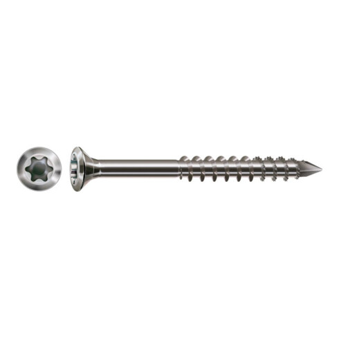 Spax Fassadenschraube LinsenSenkkopf T-STAR plus Teilgewinde CUT-Spitze Edelstahl