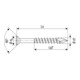 Spax Fassade 4 x 40 mm LinsenSenkkopf T-STAR plus Teilgewinde CUT-Spitze Edelstahl rostfreiei A2
