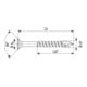 Spax Fassade 4 x 45 mm LinsenSenkkopf T-STAR plus Teilgewinde CUT-Spitze Edelstahl rostfreiei A2