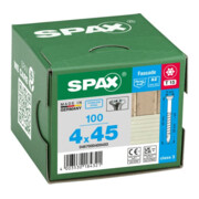 Spax Fassade 4 x 45 mm tête fraisée bombée T-STAR plus filetage partiel pointe CUT inox A2 antirouille-5