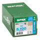Spax Fassade 5 x 100 mm LinsenSenkkopf klein T-STAR plus Teilgewinde CUT-Spitze Edelstahl rostfrei A2