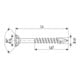 Spax Fassade 5 x 90 mm LinsenSenkkopf T-STAR plus Teilgewinde CUT-Spitze Edelstahl rostfreiei A2