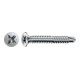 Spax FEX-A Fensterbohrschraube 3,9 x 32 mm Senkkopf Kreuzschlitz H Grobgewinde Bohrspitze Titan Silber A3J