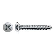 Spax FEX-A Fensterbohrschraube Senkkopf Kreuzschlitz H Grobgewinde Bohrspitze Titan Silber A3J Titan silber 3.9 mm