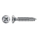 SPAX FEX Vis à tête fraisée 4,0 x 28 Cruciforme argenté-4