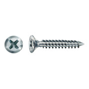 SPAX FEX Vis à tête fraisée 4,0 x 33 cruciforme argenté