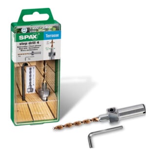 Spax Fraiseuse pour terrasse 4 mm