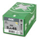 Spax GIX-A Tête trompette 3,9 x 45 H2 Filetage fin phosphaté-2