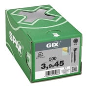 Spax GIX-A Trompetenkopf 3,9 x 45 H2 Feingewinde PHOSPHATIERT-4