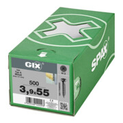 Spax GIX-A Trompetenkopf 3,9 x 55 H2 Feingewinde PHOSPHATIERT-2