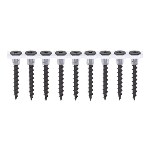 Spax GIX-B Tête trompette 3,9 x 35 H2 Filetage grossier phosphaté en boîte