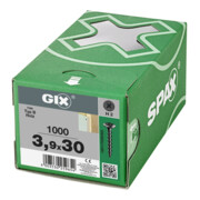 Spax GIX-B Trompetenkopf 3,9 x 30 H2 Grobgewinde PHOSPHATIERT-2