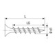 Spax GIX-B Trompetenkopf 3,9 x 35 H2 Grobgewinde PHOSPH MAGAZINIERT-4
