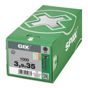 Spax GIX-B Trompetenkopf 3,9 x 35 H2 Grobgewinde PHOSPHATIERT-2