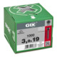 Spax GIX-C Fraises à rainures 3,9 x 19 H2 filetage fin phosphaté-4