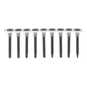 Spax GIX-D Tête trompette 3,5 x 25 H2 Pointe de perçage phosphatée en bande