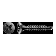 Spax GIX-D Tête trompette 3,5 x 35 H2 Pointe de perçage phosphatée