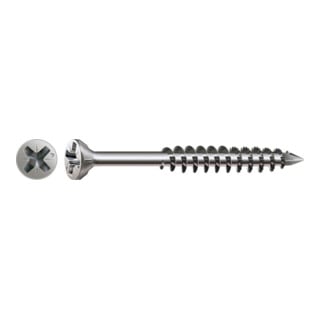 Spax Glasleistenschraube 3,5 x 40 mm Senkkopf Kreuzschlitz Z Teilgewinde CUT-Spitze Edelstahl rostfreiei A2