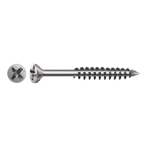 Spax Glasleistenschraube 3,5 x 40 mm Senkkopf Kreuzschlitz Z Teilgewinde CUT-Spitze Edelstahl rostfreiei A2