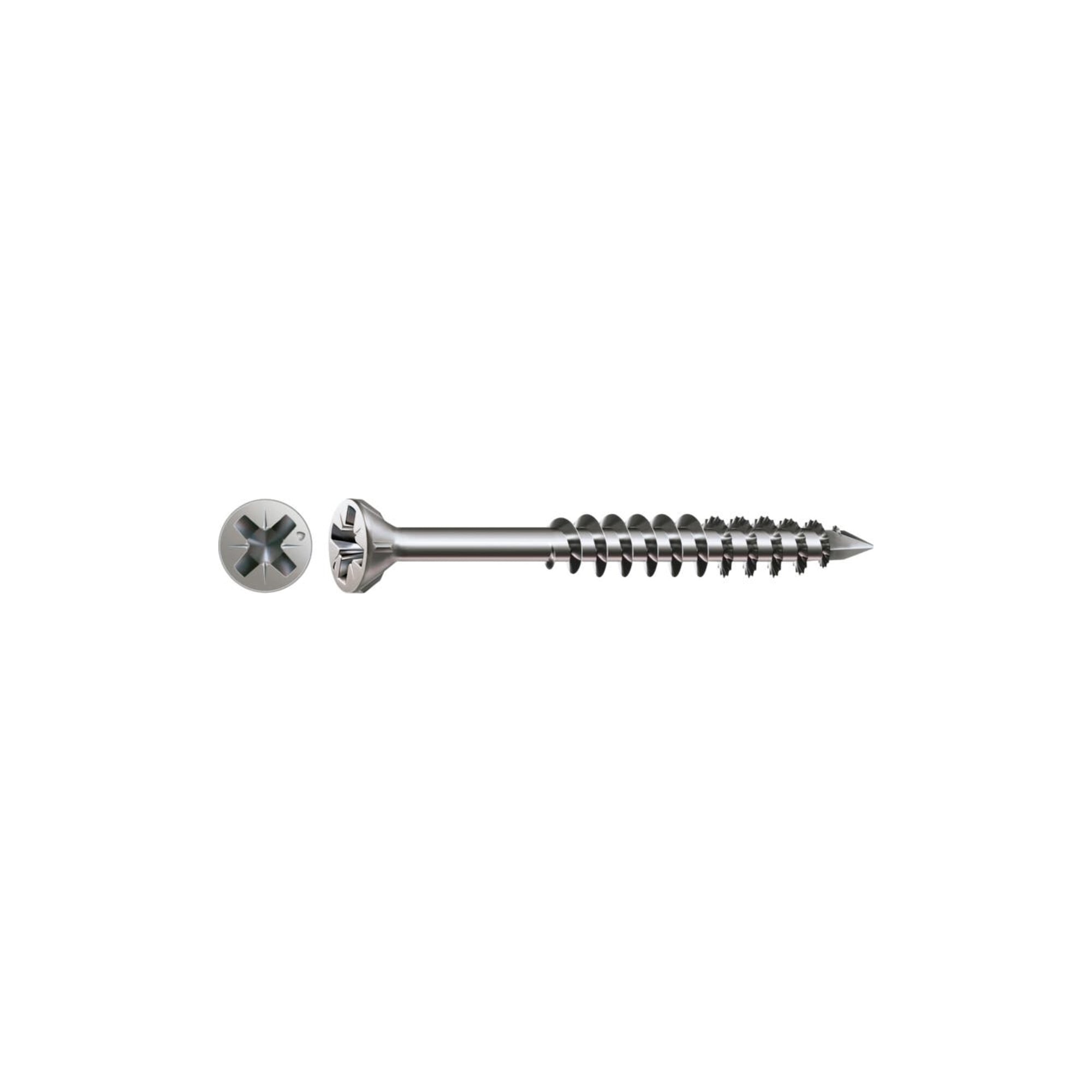Spax Glasleistenschraube 3,5 x 40 mm Senkkopf Kreuzschlitz Z Teilgewinde CUT-Spitze Edelstahl rostfreiei A2